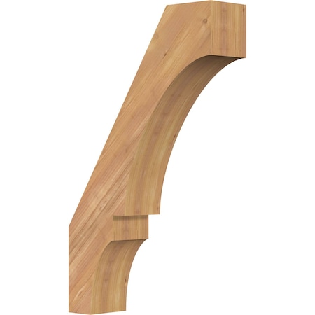 5 1/2"W x 20"D x 32"H Balboa Smooth Knee Brace, Western Red Cedar